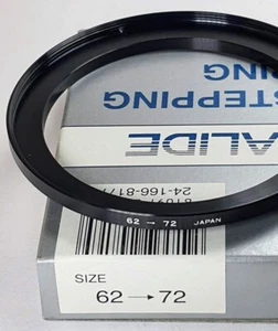 62-72mm Metal Step Up Adapter Ring 62mm Lens to 72mm Filter Converter E62-E72 - Picture 1 of 7