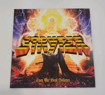STRYPER- Even The Devil Believes, Limited Edition Blue Vinyl Record - Image 1 of 4