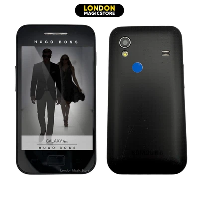 Rare Samsung Galaxy Ace S5830 Hugo Boss Edition Android Phone - Good Condition - Image 1 of 4