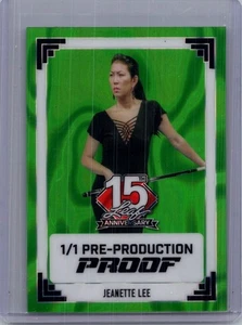 Jeanette Lee 2025 Leaf National NSCC 1/1 Pre Production Proof - Picture 1 of 1