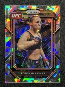2023 UFC Panini Prizm Rose Namajunas #136 Cracked Ice Prizm - Strawweight - Picture 1 of 2