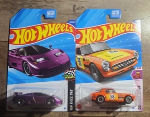 Bugatti EB110 SS 2025 Hot Wheels Super Treasure Hunt 94 y Honda Regular TH - Imagen 1 de 6