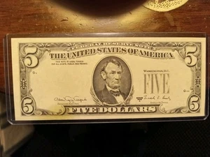 Crisp 1988A Five Dollar Note Missing 3rd Printing. - Picture 1 of 2