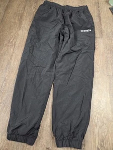 YOUNG LA Damen Trainingshose Jogginghose Mesh gefüttert einfarbig schwarz Medium - Bild 1 von 7