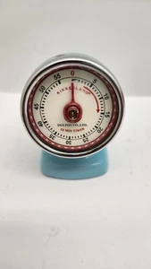 Dulton Co. Ltd. 55 Min Timer Mint Green Magnetic Retro Mechanical - Picture 1 of 6