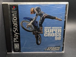 Jeremy McGrath Supercross '98 - PS1 - Disc & Manual - Tested & Working - Picture 1 of 4