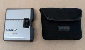 Vintage Minolta UC II 8x18 7° Miniatur Kompakt Fernglas mit Tasche - Bild 1 von 4