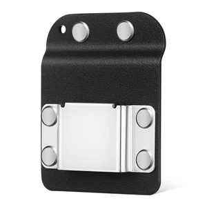 Tape Measure Belt Holder Clip Stainless Steel Nylon Tool Fixing Belt Clip Black - Picture 1 of 14