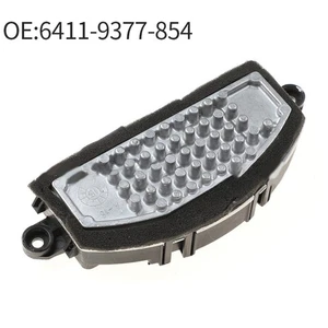 Black Plastic + Silver Alloy Blower Motor Resistor Regulator 64119377854 - Picture 1 of 12