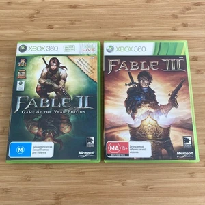 Fable II 2 GOTY Edition + Fable III 3 | Xbox 360 Games (Plays On XB1/Series X) - Picture 1 of 5