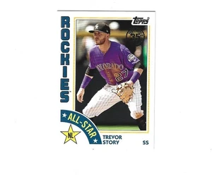 2019 Topps '84 Topps All Stars #84ASTS Trevor Story COLORADO  ROCKIES - Picture 1 of 2
