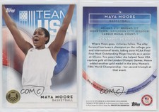 2016 Topps US Olympic & Paralympic Team and Hopefuls Gold Maya Moore #74