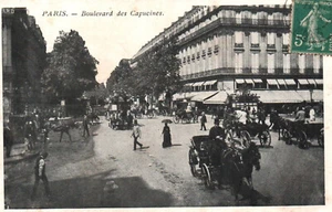 CARTE POSTALE - PARIS 75 -  BOULEVARD DES CAPUCINES - Picture 1 of 2