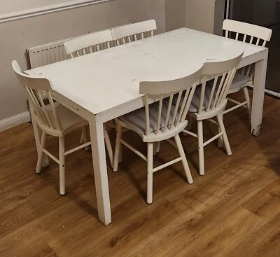 dining table and chairs 6 - Image 1 of 4