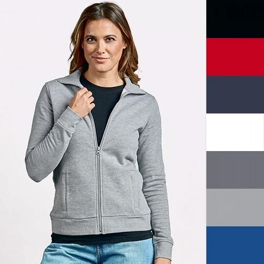 Promodoro Women's Jacket Stand-Up Collar 5295 Damen Sweatjacke NEU - Bild 1 von 1