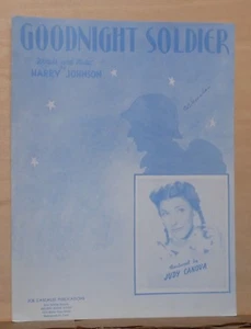 Goodnight Soldier - 1943 partituras - Judy Canova foto en portada - Imagen 1 de 1