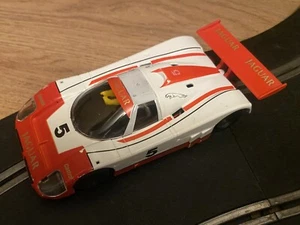 Rare vintage Scalextric Jaguar XJR8 /9 Le Mans car # 5 superb & fast with lights - Picture 1 of 2