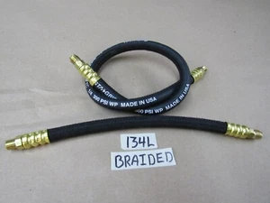 Braided Oil Line Set for filter 134L US Made Fit jeep Willys CJ2A MB CJ3A M38 - Picture 1 of 4