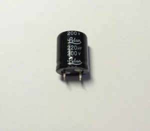 10PCS 220uF 200V 22X25 10mm Lelon Snap In Capacitors ***Special SALE*** - Picture 1 of 2