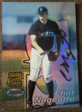 2002 Bowman's Best Blue #132 Clint Nageotte Seattle Mariners Autograph Auto