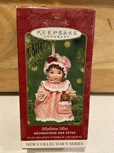 New Hallmark Keepsake Ornament Mistletoe Miss Christmas 2001 - Picture 1 of 2