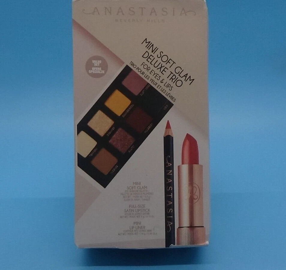 Anastasia Beverly Hills Mini Soft Glam Deluxe Trio for eyes & lips, NEW - Image 1 of 1