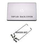 New HP Compaq HP 15-BS110TX Laptop Silver Cover Top Lid with LCD Support Hinges