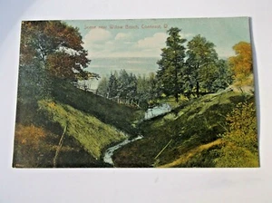 Antigua escena de postal cerca de Willow Beach Conneaut Ohio publicada en 1912 - Imagen 1 de 3