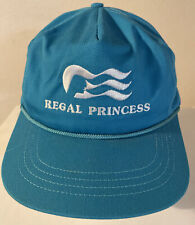 Vintage 1993 Regal Princess Cruise Ship Hat Cap Rope Embroidered Blue