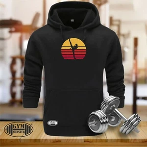 Karate Hoodie Gym Kleidung Bodybuilding Training Workout Training Boxen Herren Top - Bild 1 von 4