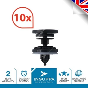10x Clips de recorte de panel de puerta interior delantero derecho izquierdo negro para Audi A1 - Imagen 1 de 12