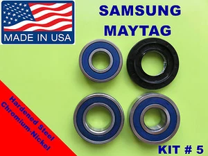 SAMSUNG FRONT LOAD WASHER 3 TUB BEARING & SEAL MAYTAG KIT # 5 DC62-00156A - Picture 1 of 2
