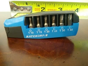 Witte 25102 Ratchdrive Torx Ratcheting Pocket Bit Set - Picture 1 of 5