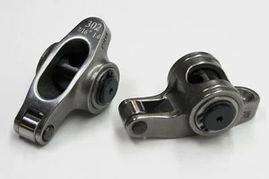 PRW 0230205 Pro Series Stainless Steel Rocker Arm set Oldsmobile V8's 1.6R 7/16 - Picture 1 of 3