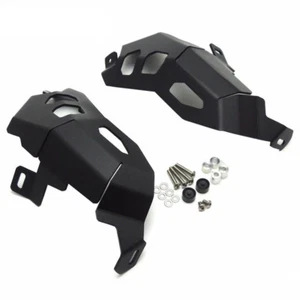 Black Cylinder Head Guards Protector Cover Engine For BMW R1200RT R1200GS ADV - Foto 1 di 2