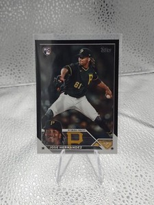 2023 Topps Update Jose Hernandez Black Parallel #69/72 RC Pirates Rookie