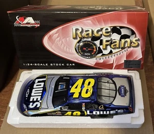 2007 Jimmie Johnson Lowes Color Chrome Serial #11 Race Fans ARC 1 of 288 - Picture 1 of 3