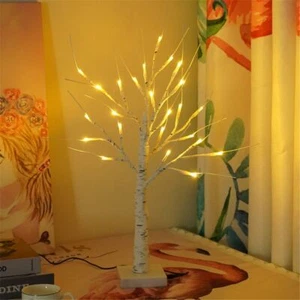 White Twig Tree Simulation Tree Lights Christmas LED Light Up Birch Tree Lights - Picture 1 of 8