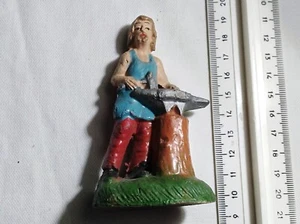 Statuina Presepe VINTAGE terracotta (no plastica) ARTIGIANO FABBRO - Imagen 1 de 2