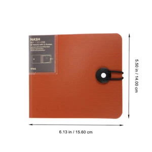 2 Pcs Borsa Di Stoccaggio Del Libro CD Custodia Per Caso Archiviazione Disco - Afbeelding 1 van 12