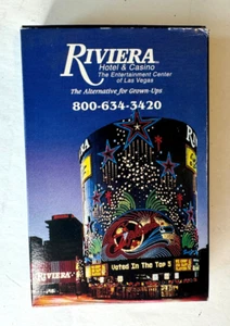 Vintage Riviera Hotel & Casino Souvenir Playing Cards Las Vegas Strip - Picture 1 of 4