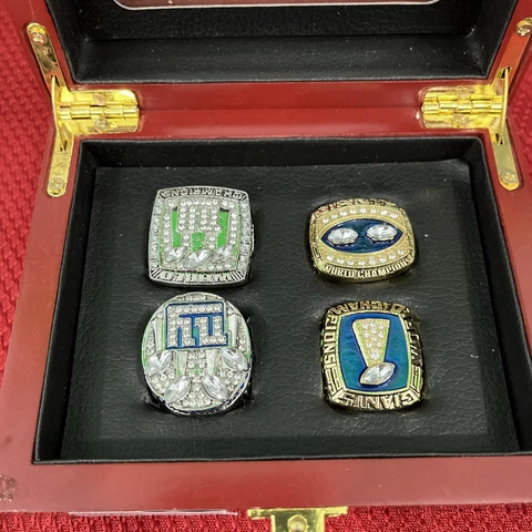 2011 New York Giants Super Bowl XLVI Ring Eli Manning  And 3 Other Size Siz 10 Cover