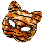  Tiger Mask Half Face Mask Cosplay Party Mask Halloween Party Mask Animal Mask