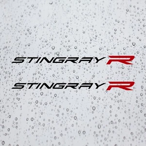 Pair C8 Stingray R Decal Vinyl Stickers for Corvette Cars - Picture 1 of 17