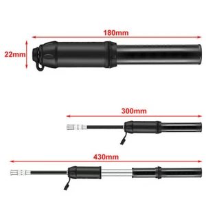 Mini Air Pump Schrader Presta Valve Aluminum Alloy Bicycle Tire Inflator New Bik - Picture 1 of 14
