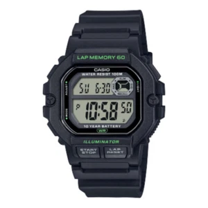 Reloj CASIO WS1400H-1A correa de resina negra totalmente nuevo con caja folleto - Imagen 1 de 1