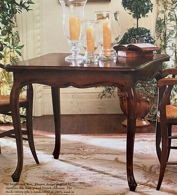 Mesa + sillas estilo Luis XV campo francés Pierre Deux (silla con brazo + 3 sillas) Foto 1 de 4