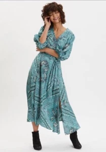 Odd Molly "Radiant" long sleeve dress in jade size 1/UK8 - Picture 1 of 11