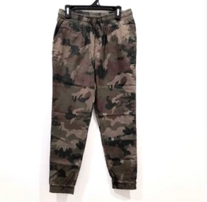 Hurley Camo Print Jogger Elastic Waist Drawstring Pants Boy's size Medium - Picture 1 of 8