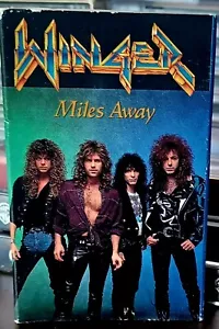 Winger Miles Away Cassette Single Vintage Hair Band Metal Music - Picture 1 of 1